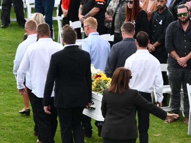 The funeral for Molly Ticehurst in Forbes.