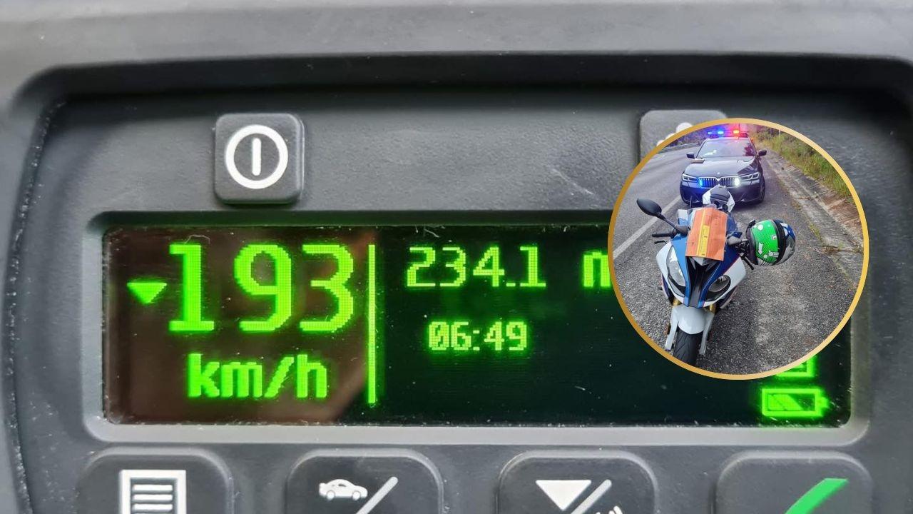 WTF: Moto mayhem as rider clocks 193km/h in 70 zone