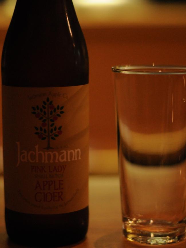 Spidar in Castle Hill has a unique beer and wine list, including the crisp Jachmann apple cider from Loxton in South Australia.