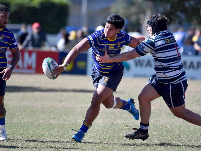 East no 12 Francis PonaColts 1 rugby union match between Easts and Brothers.Saturday July 17, 2021. Picture, John Gass