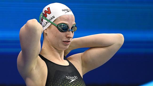 Mollie O'Callaghan has been dubbed Australia’s next big thing in swimming. Picture: Getty Images