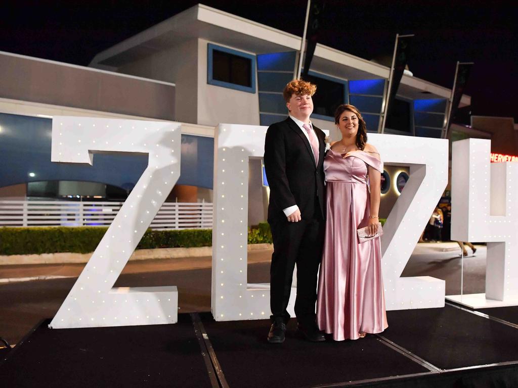 Noah Brown &amp; Abbie Henderson at Xavier Catholic College year 12 formals. Picture: Patrick Woods.