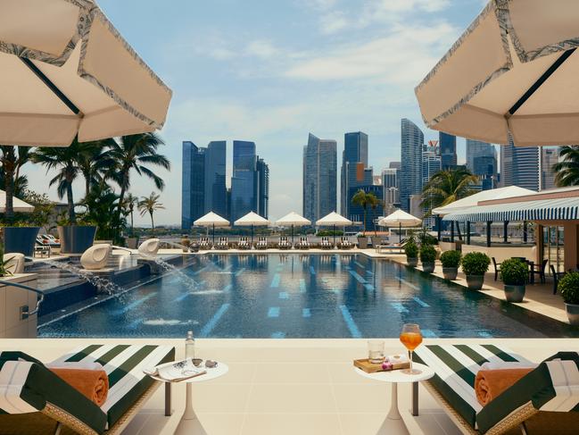 Mandarin Oriental hotel in Singapore.