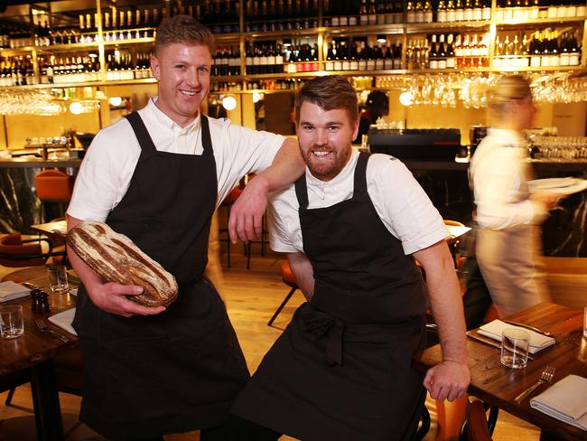 Jason Hillier-Legatt and Rob Ackroyd are serving express lunches at District Brasserie. Picture: Sam Ruttyn