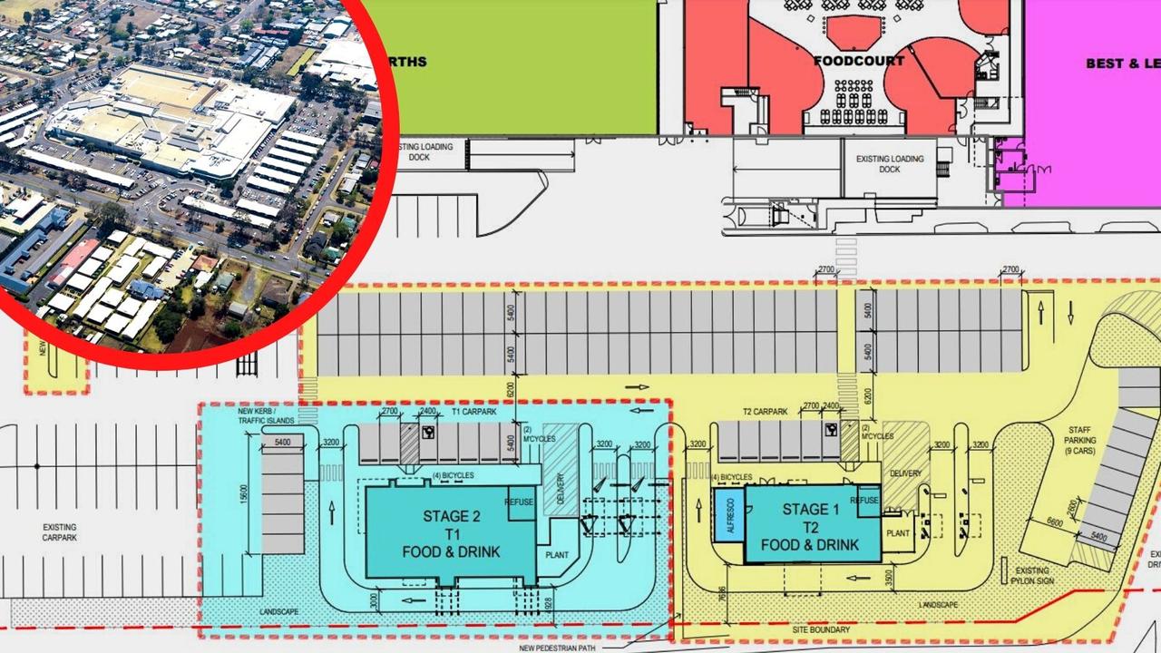 Clifford Gardens Shopping Centre has planned two new drive-through fast food eateries, in place of existing car parking near James Street.