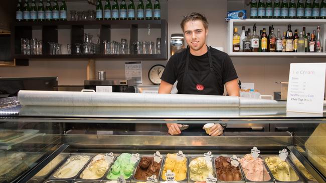 Preece's at the Jetty has a wide selection of ice cream. Picture: Dominika Lis.