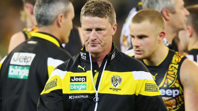 Damien Hardwick has hit back at comments from Danny Frawley. Picture: Getty Images