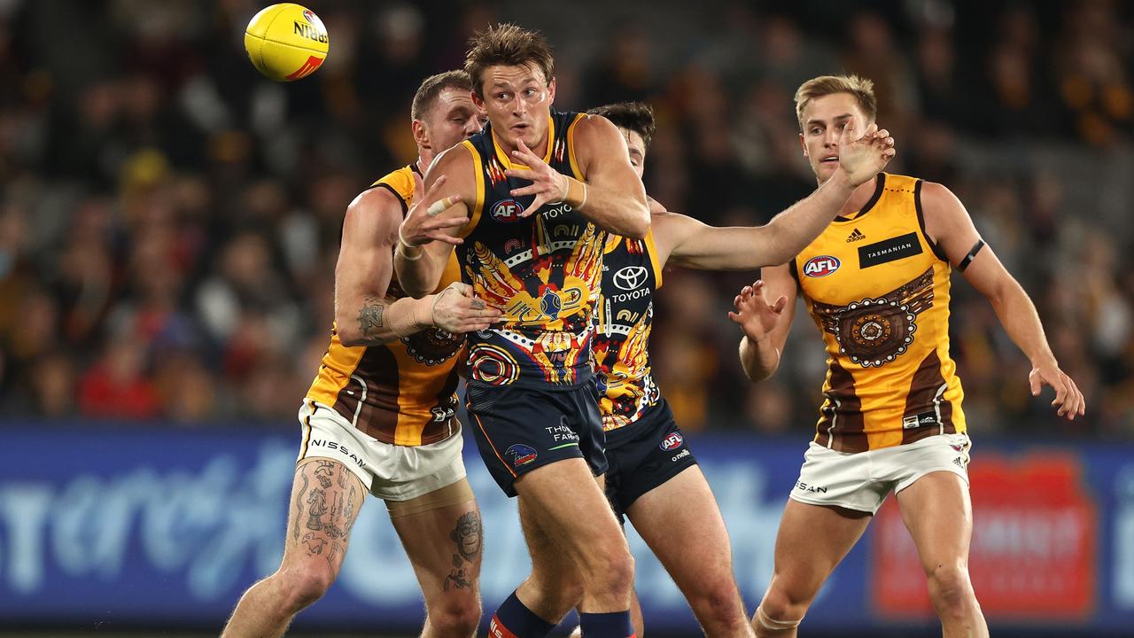 Matt Crouch is struggling to make Adelaide’s best side. Picture: Getty Images