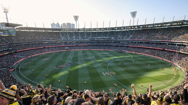 A call is coming on the Grand Final. Picture: Jason Edwards