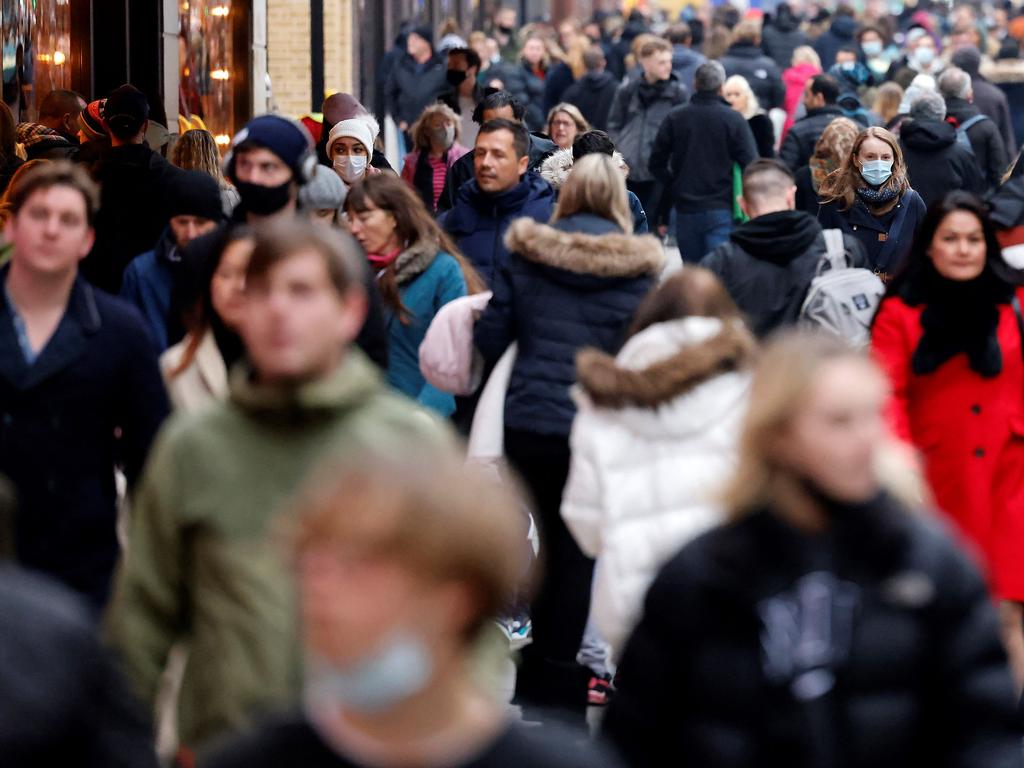 Face masks will no longer be mandatory anywhere. Picture: Tolga Akmen/AFP