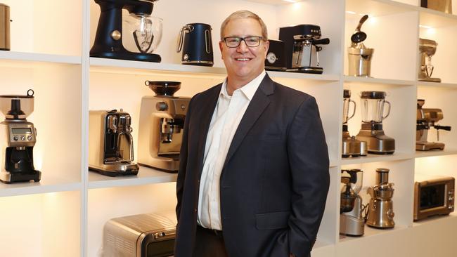 Breville CEO Jim Clayton. Picture: John Feder/The Australian.