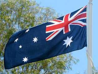 Happy Australia Day. Wrong date, wrong flag, no ideas. Picture: Max Fleet BUN010315AUS1