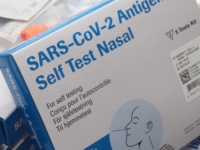 Dr Luan Tran has 57,000 rapid antigen tests that he ordered for his clinic a short time ago. He wants to sell them to SA Health - SA Health hasn't replied. 1 January 2022. Picture Dean Martin