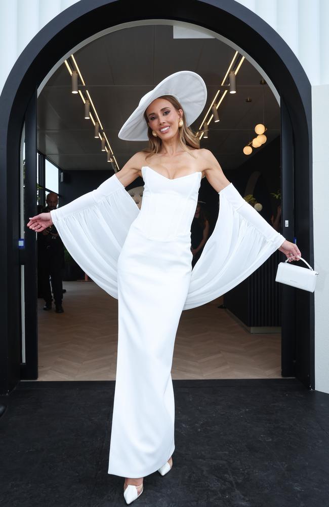 Bec Judd at Crown marquee in the Birdcage. Picture: David Caird