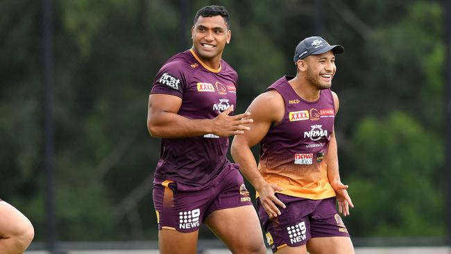 Jamil Hopoate (right) wants to put the past behind him. (AAP Image/Darren England) 