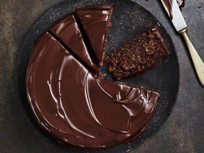 EMBARGO FOR TWAM 24 APRIL 2021 fee appliesChocolate cake Pic : Guy Bailey styling Jenn Tolhurst