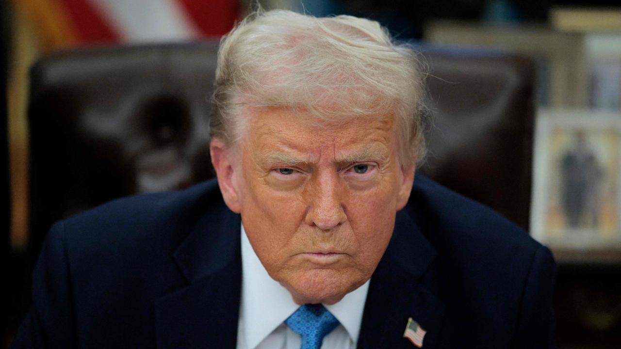 President Donald Trump announced broad tariffs Saturday on major US trading partners Canada, Mexico and China, invoking emergency economic powers to do so. Picture: AFP