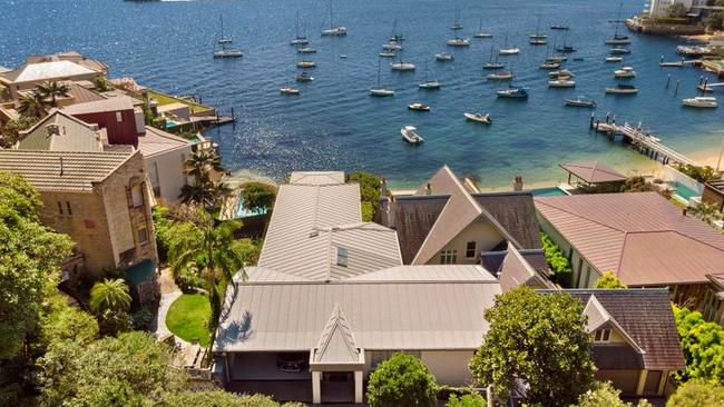 It’s set among the ultra exclusive homes of Point Piper.