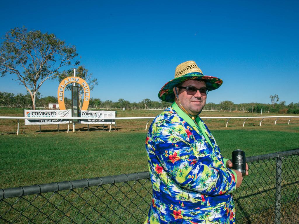 Grant Jacobsen at the 2021 Adelaide River Races. Picture: Glenn Campbell.