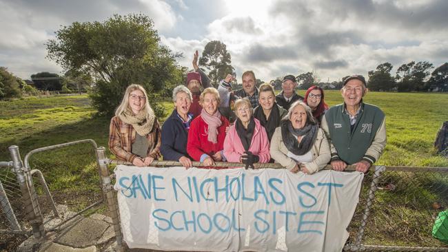 Neighbours were thrilled when they thought they were finally getting a park on the school site. Picture:Rob Leeson.