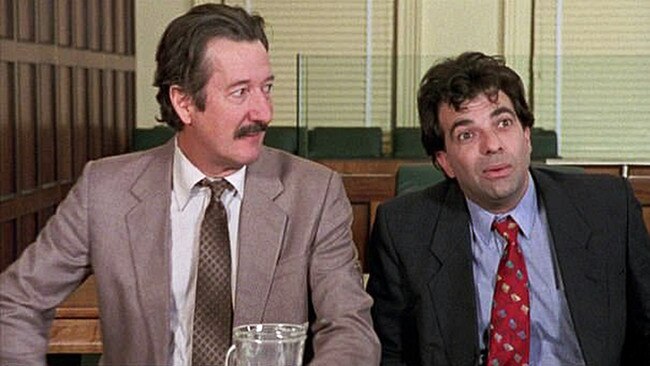 Darryl Kerrigan and his hapless lawyer Dennis Denuto in The Castle.