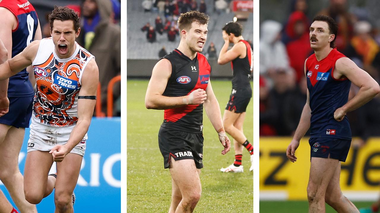 Josh Kelly, Zach Merrett and Jake Lever.