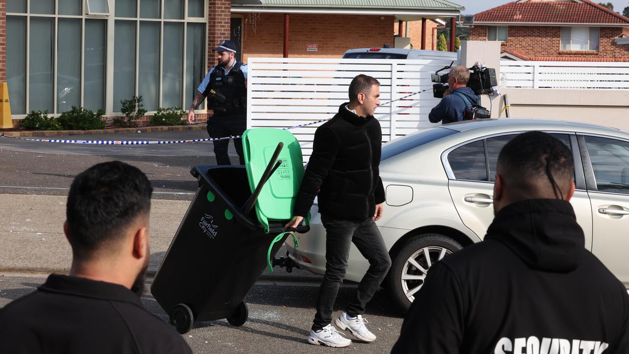 Police at the scene. Picture: Rohan Kelly