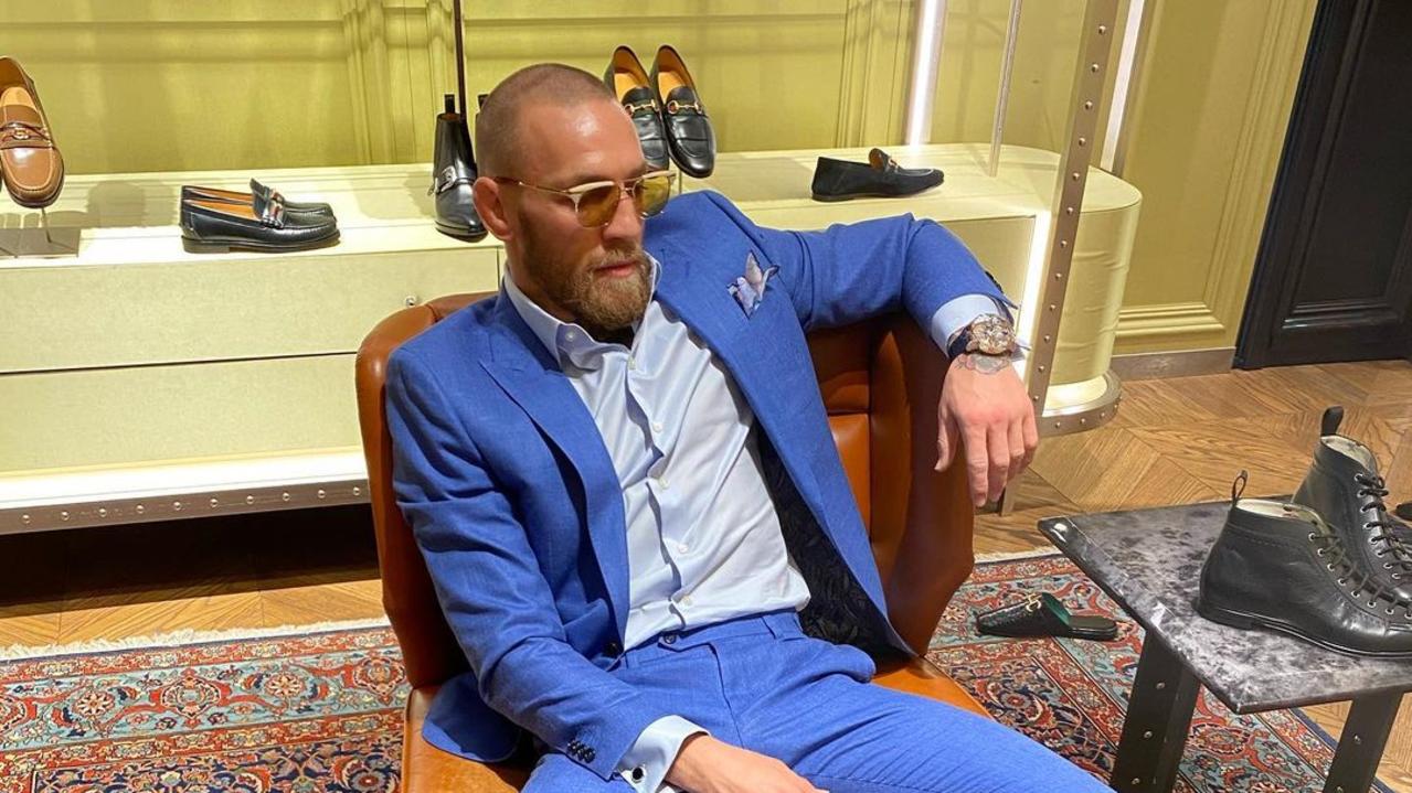 Conor McGregor is dressed to impress in Abu Dhabi.