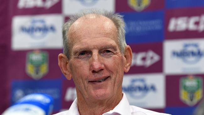 Broncos coach Wayne Bennett. Picture: AAP