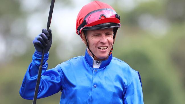 Kerrin McEvoy after winning on Zapateo.