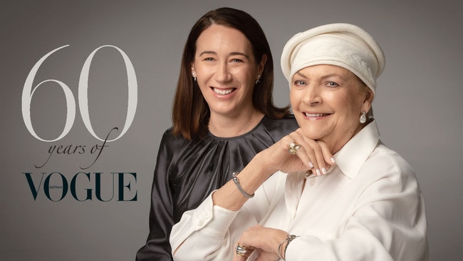 Vogue editor-in-chief Edwina Wentworth and Maggie Tabberer celebrate 60 years of the magazine