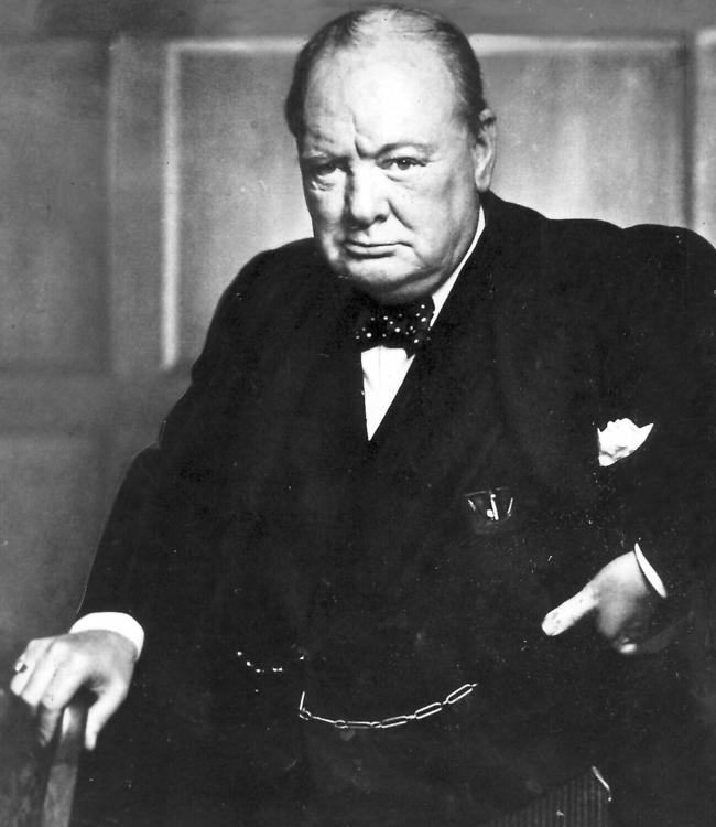 British prime minister Winston Churchill in 1941.