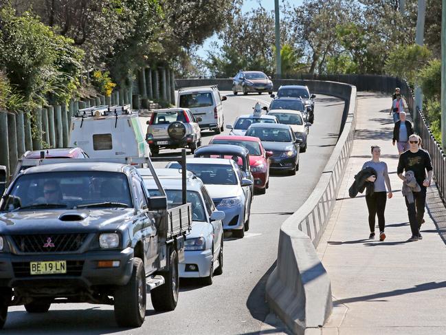 Traffic congestion at Terrigal has significantly reduced, according to council. Picture: Troy Snook