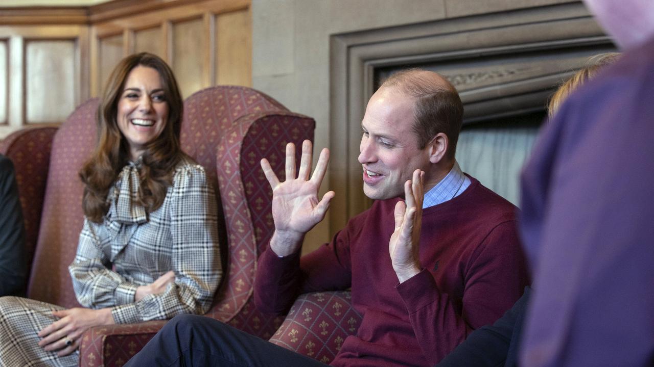 Prince William made a thinly-veiled comment about the Megxit crisis. Picture: Charlotte Graham/Pool Photo via AP