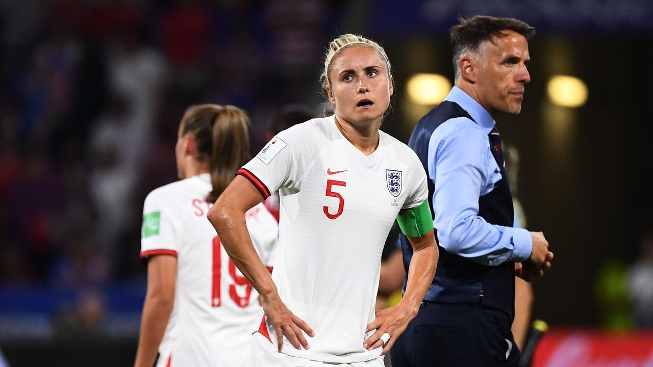 England coach Phil Neville has rallied behind Steph Houghton