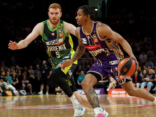 Jaylen Adams produced the fireworks in the final quarter. Picture: Mark Metcalfe/Getty Images