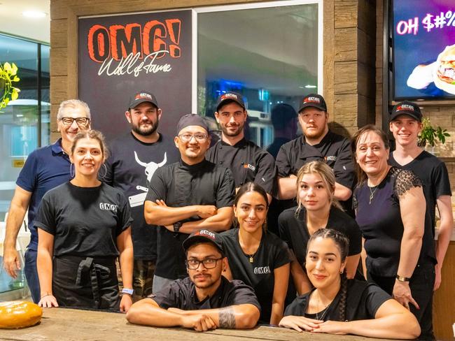 Owner George Assoni (far left) said it’s his team of executive chefs that keep customers coming back for more.