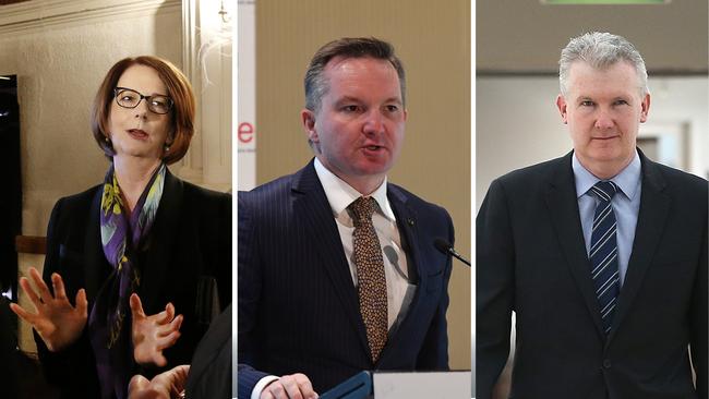 Julia Gillard, Chris Bowen and Tony Burke all voted 'no' to a same-sex marriage bill while in government, but did not get the same level of vitriolic abuse that conservatives supporting the same position are receiving today.