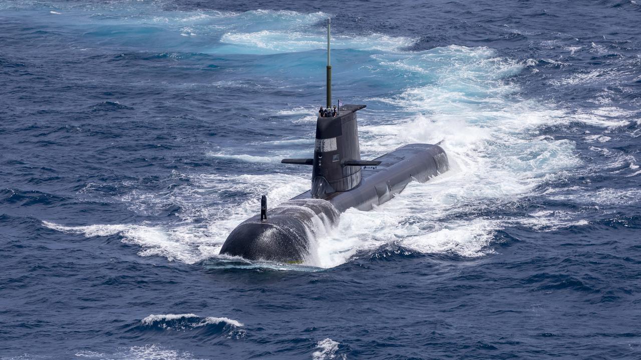 The new submarines will replace the Royal Australian Navy's existing Collins submarine fleet. Picture: POIS Yuri Ramsey/Australian Defence Force via Getty Images