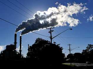 Emissions are seen from a factory at Broadwater in far northern New South Wales. Picture: DAVE HUNT