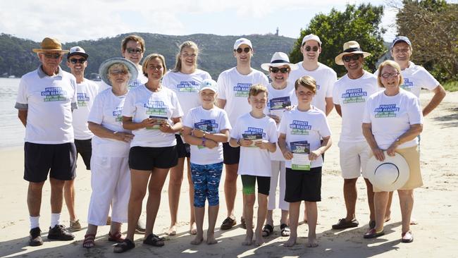 Members of the Protect Palm Beach group including Mr Kovacs, who is back row, third from left.