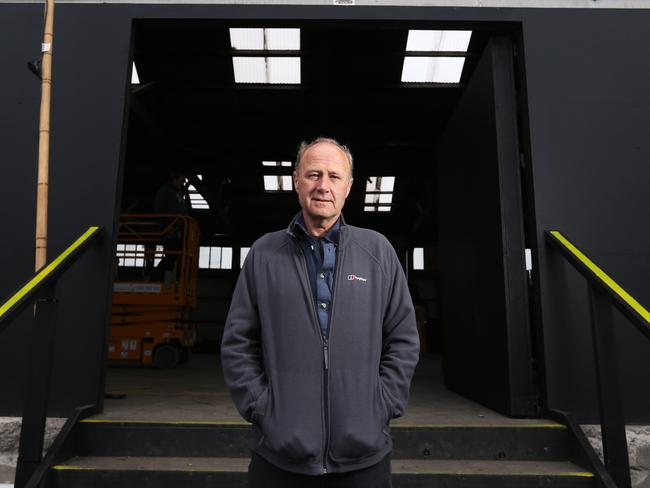 Eden Project founder Sir Tim Smit in Hobart earlier this year. Picture: NIKKI DAVIS-JONES