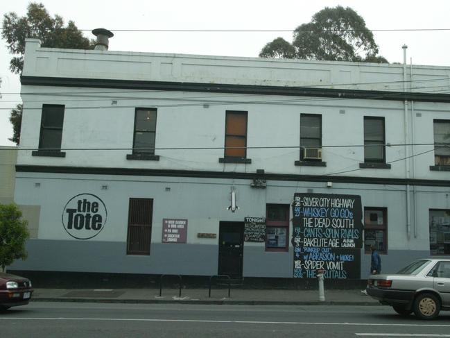 The Tote Hotel in Collingwood. Pub.