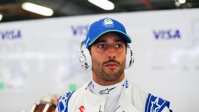 Daniel Ricciardo after qualifying. Photo by Peter Fox/Getty Images.