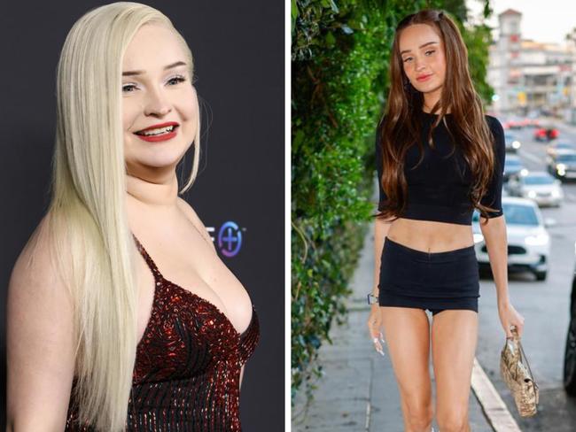 Kim Petras, before and after.