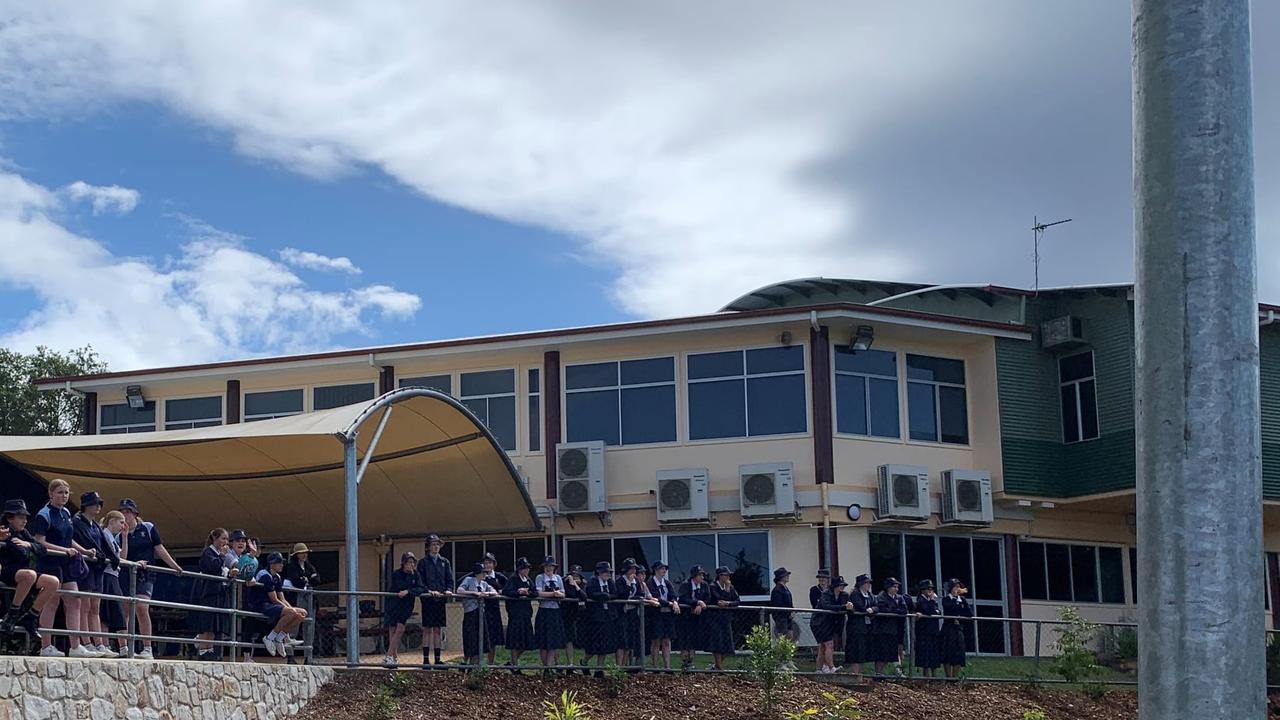 St Patrick’s College in Gympie will be helping Marlene Owen provide food for the homeless. Photo: Facebook.