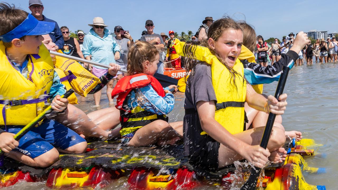 Darwin Beer Can Regatta at Mindil Beach, 2025. Picture: Pema Tamang Pakhrin