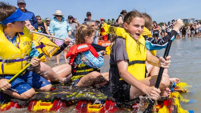Darwin Beer Can Regatta at Mindil Beach, 2025. Picture: Pema Tamang Pakhrin