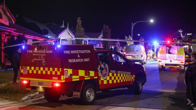 Neighbours reported hearing arguments before the house went up in flames. Picture: Dean Asher