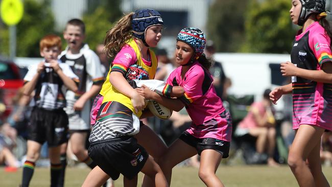 The Berkeley Vale Panthers Under 11s girls team lost their final against the Berkeley Vale boys team, 40-26. Picture: David Swift